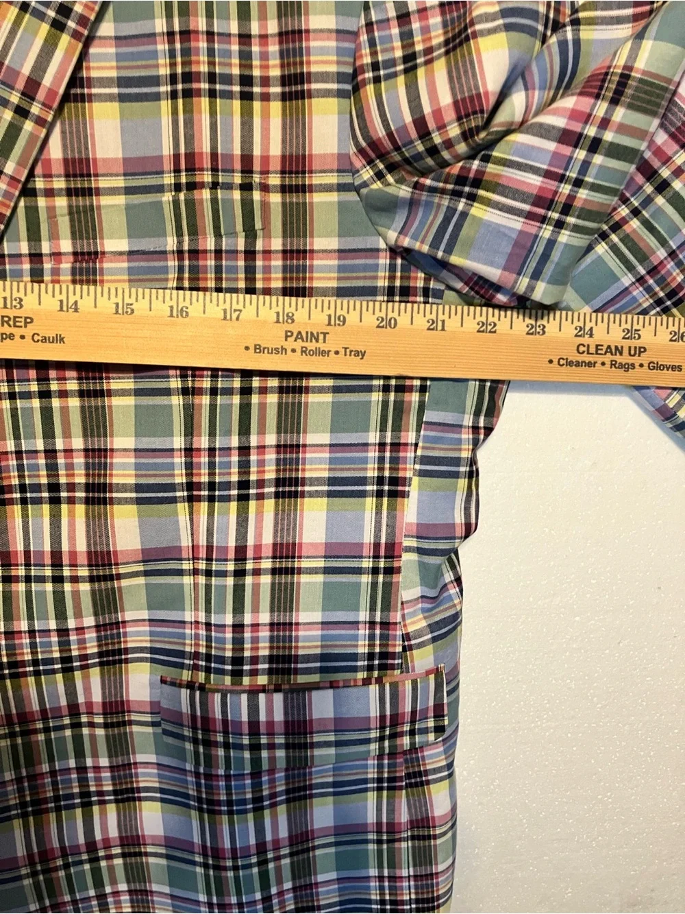 crown & ivy 46S Multicolor Plaid Blazer in Blue, Green, Red